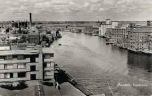 Netherlands Zaandam Panorama Vintage RPPC 07.51