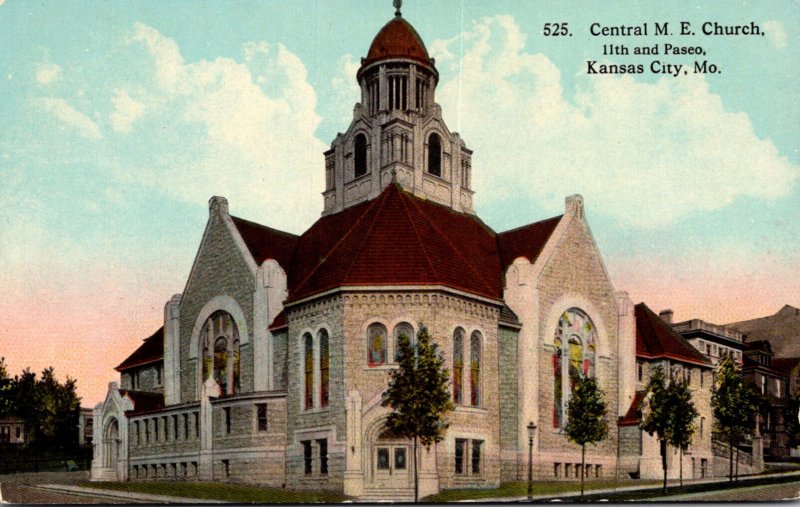 Missouri Kansas City Central Methodist Episcopal Church 11th and Paseo