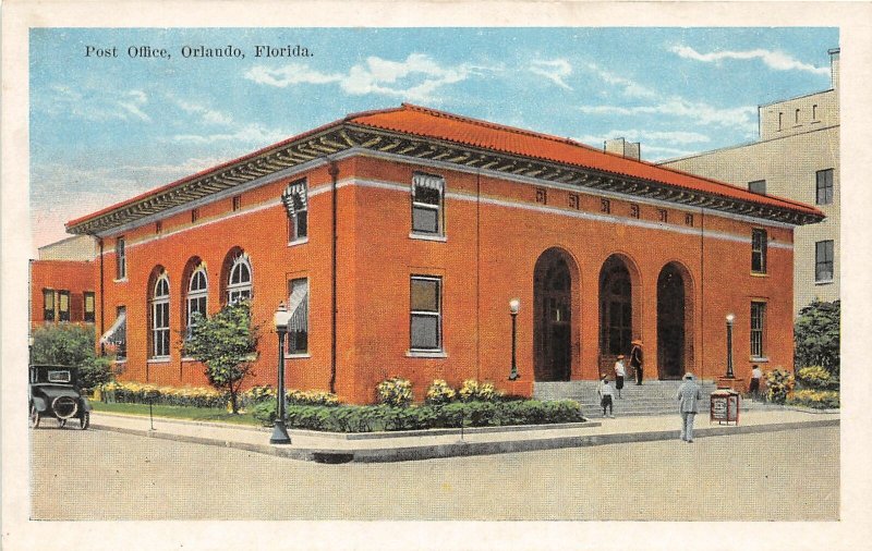 H84/ Orlando Florida Postcard c1915 Post Office Building 55