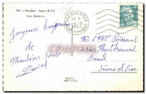 Postcard Old Mauleon Soule Vue Generale