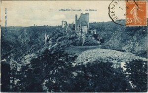 CPA CROZANT Les Ruines (1144231)