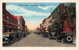 Postcard Howard Street in Greenwood, Mississippi~122357