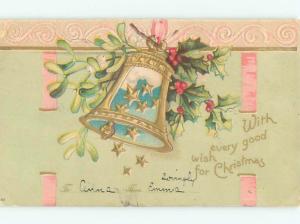 Divided-Back CHRISTMAS SCENE Great Postcard W9284