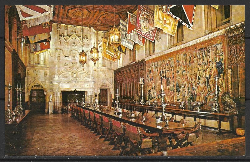 California, San Simeon - Hearst Castle - The Great Dining Hall - [CA-032]