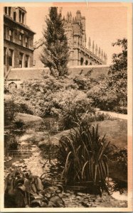 Vtg Postcard 1910s Mitchell Tower From Botany Pond University of Chicago Unused