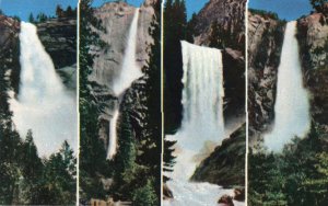 10645 The Four Waterfalls, Yosemite National Park, California 1954