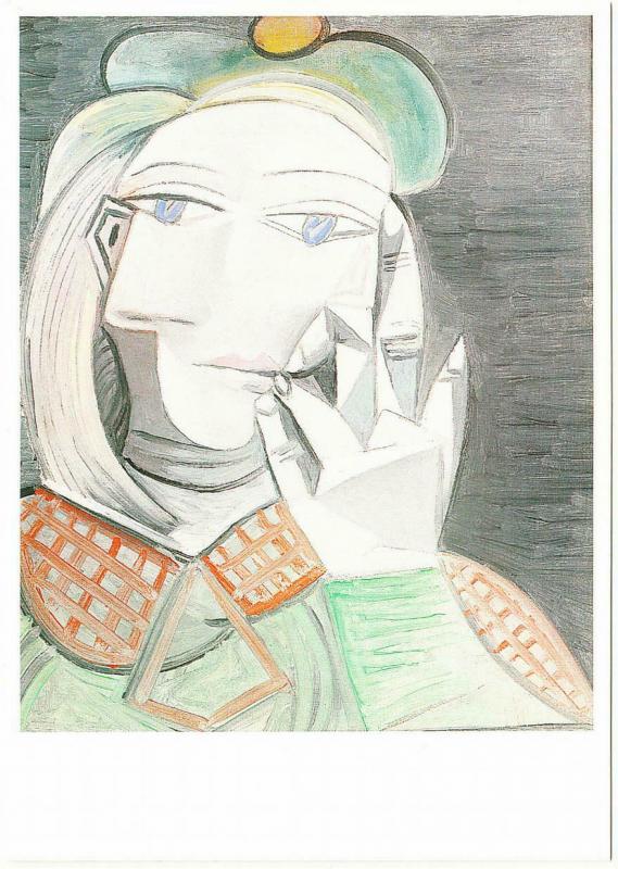 Bust of a Woman by Pablo Picasso Art Postcard