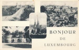 Bonjour de Luxembourg - Greetings From Luxemburg - pm 1953
