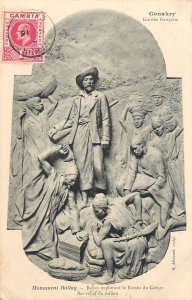 Lot of 3 postcards French Guinea Conakry Monument Ballay Gambia TCV stamps 1900s