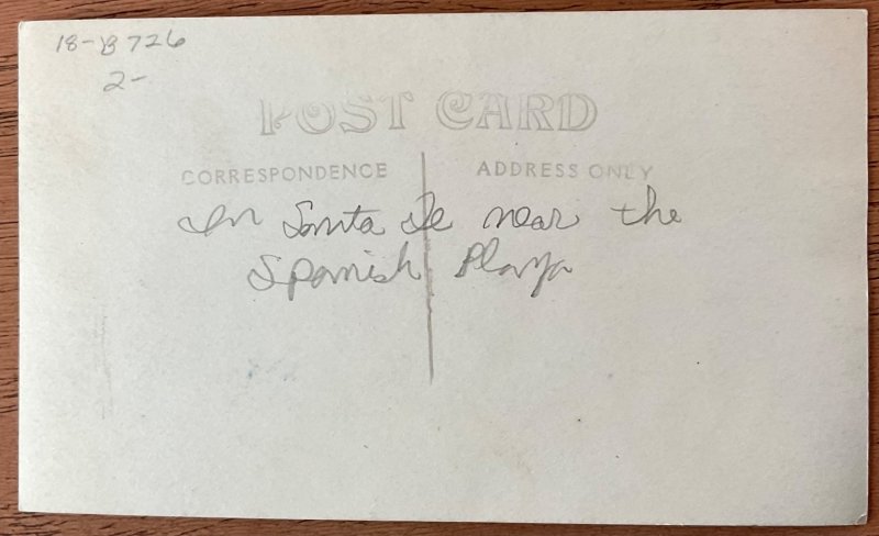 Santa Fe NM Unused RPPC Post Card LB