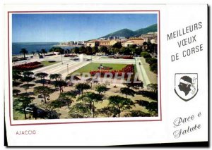 Modern Postcard Best Wishes From Ajaccio Corsica