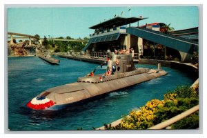 Vintage 1970's Disneyland Postcard The Submarine Ride Anaheim California