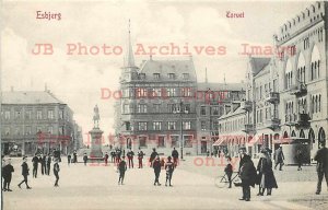 Denmark, Esbjerg, Torvet, Statue, Public Square, W.K.F. No 1206