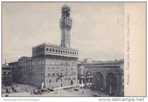 Italy Firenze Piazza della Signoria Palazzo Vecchio