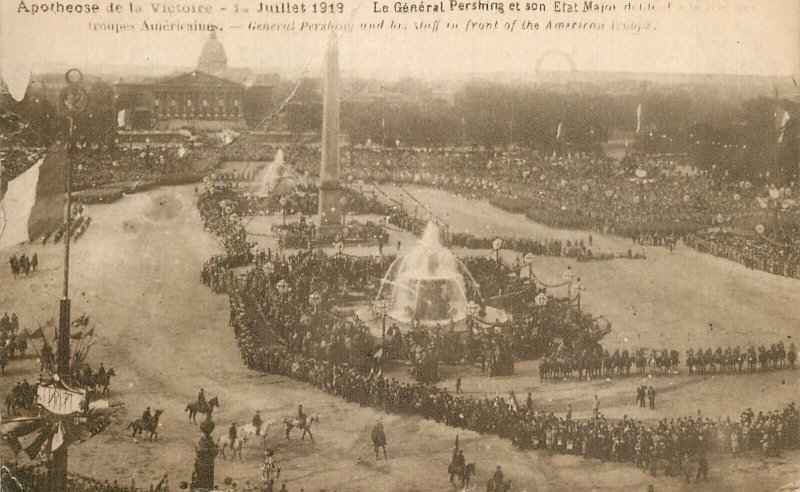 Belgian army military uniforms Victory parade 1919 Pershing General american