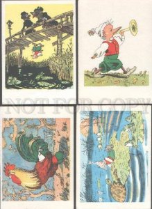 103219 Funny PINOCCHIO by KANEVSKY Collection of 12 color PCs