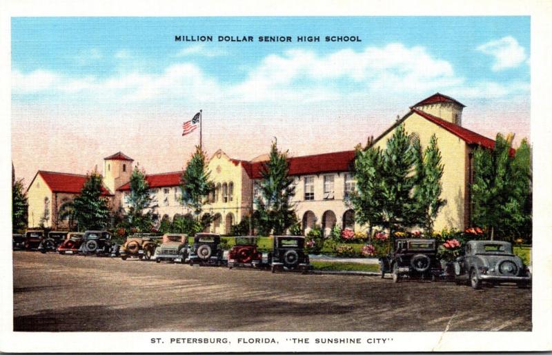 Florida St Petersburg The Million Dollar High School 1937