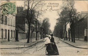 CPA CHERBOURG - Avenue Carnet (128303)
