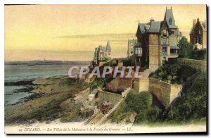 Old Postcard Dinard Les Villas de la Malouine has Grouin