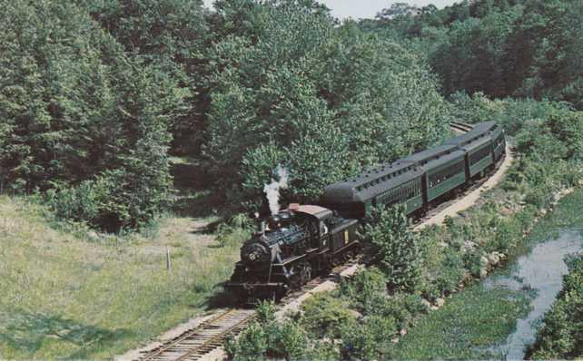 Steam Train near Essex CT - Connecticut River Valley Railroad