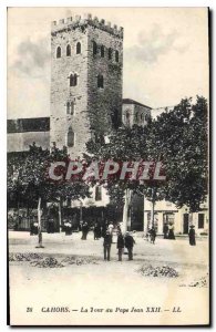 Old Postcard Cahors Tower of Pope John XXII