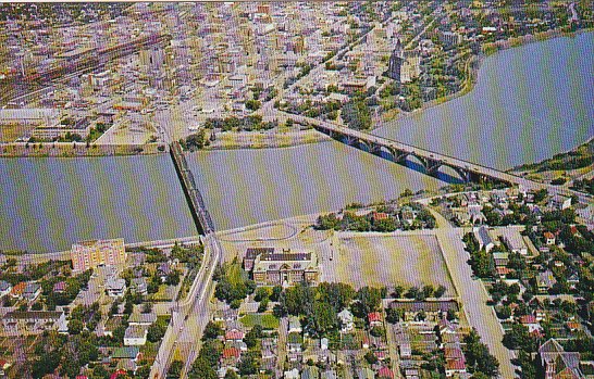 Canada Aerial View Saskatoon Saskatchewan