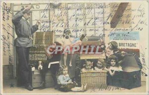 Postcard Old Children UK