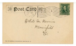 VT - Groton. Groton Pond  (postal ink)