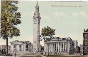 Massachusetts Springfield Municipal Buildings 1913