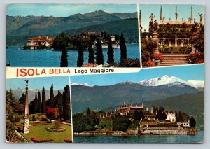 c1973 Beautiful Island Lake Maggiore Italy 4x6 VINTAGE Postcard 0138