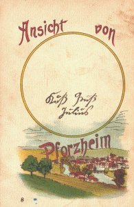 Germany Ansicht Vom Pforzheim Litho Vintage Postcard 04.17