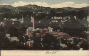 Springfield VT Jones & Lamson Machine Shops c1910 Postcard