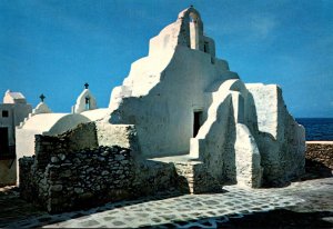 Greece Mykonos The Church Of Sainte-Mavri Paraportiani