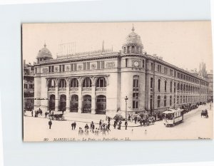 Postcard Post office Marseille France