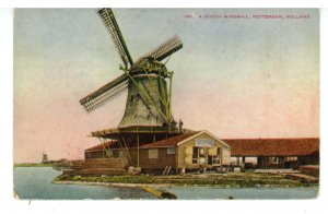 Netherlands - Rotterdam. Dutch Windmill