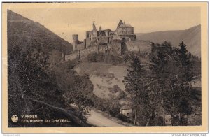 Les Ruines du Chateau, Vianden, LUXEMBOURG, PU-1932