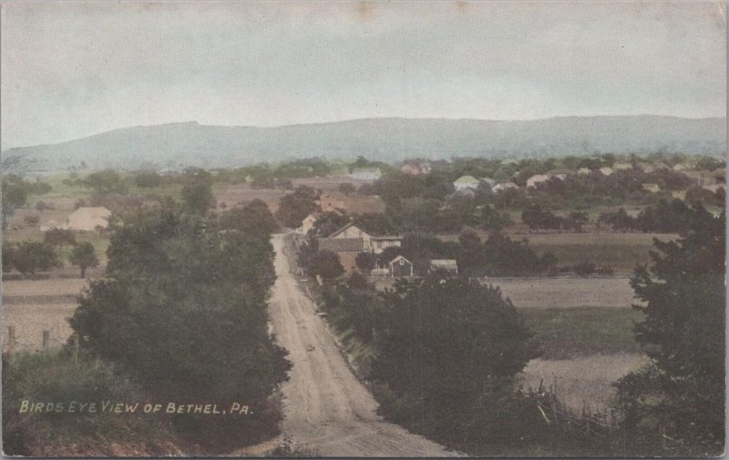 Postcard Bird's Eye View of Bethel PA