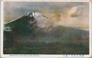 Japan Mount Fuji From Otome-Toge Suruga Vintage Postcard C156