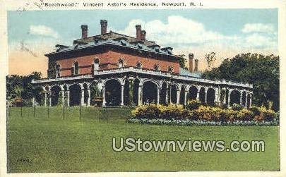 Beechwood, Residence of Mrs. WM. Astor - Newport, Rhode Island