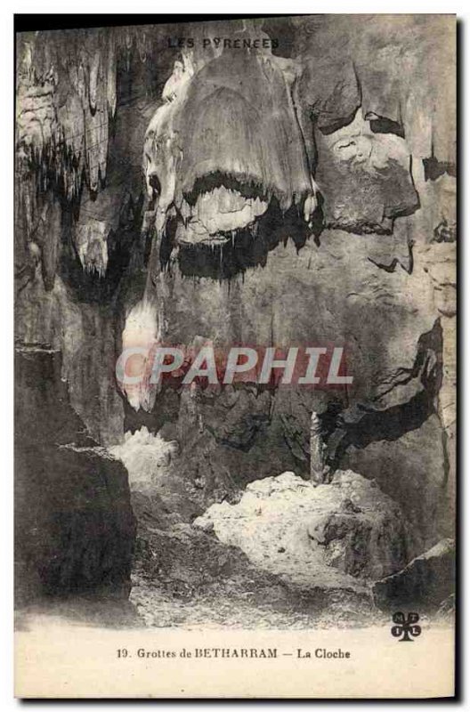 Old Postcard Caves of Betharram The Bell