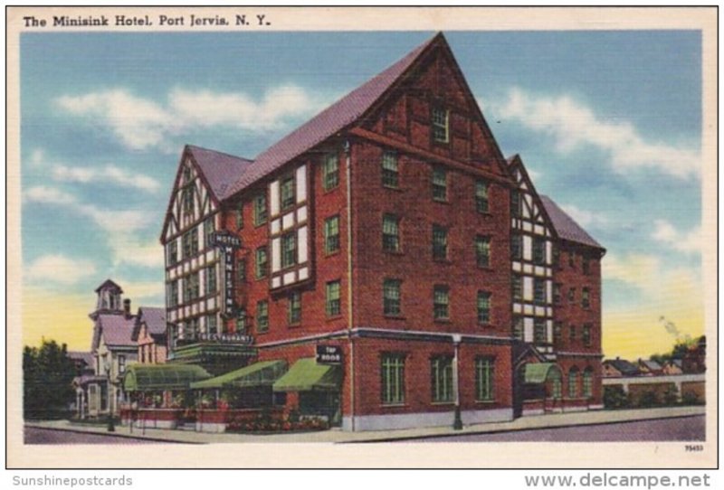 New York Port Jervis The Minisink Hotel