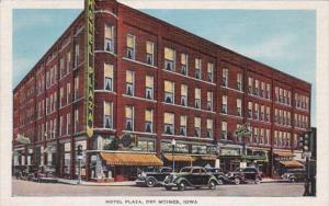 Iowa Des Moines Hotel Plaza 1945