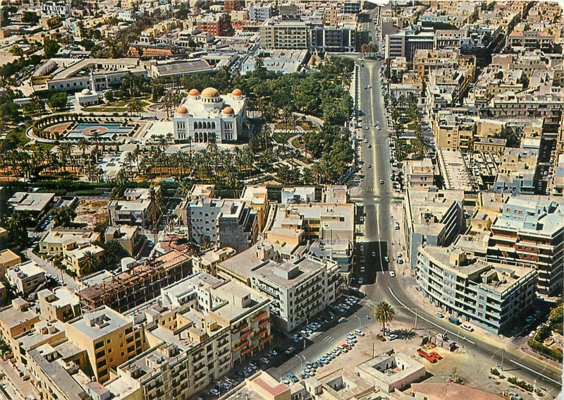 Postcard Libya Tripoli panoramic view
