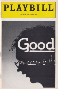 Alan Howard Good The Booth Theatre USA Playbill