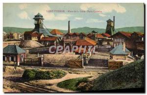 Postcard Old Mine Mines Mines Saint Etienne Loire Well Chatelus