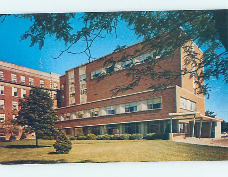 Unused Pre-1980 HOSPITAL SCENE Waterloo Iowa IA d5239