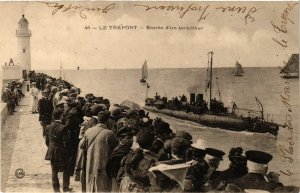 CPA Le TRÉPORT-Entrée d'un torpilleur (348303)