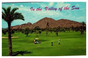Postcard GOLF COURSE SCENE Phoenix Arizona AZ AU2823