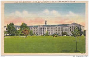 COLUMBIA, South Carolina, 1930-1940´s; Sims Dormitory For Women, University ...