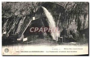 Old Postcard Baume Les Messieurs The entrance of Gateway Caves